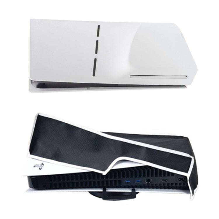 For PS5 Slim Disc & Digital Host Dust Cover Protective  Case, Vertical Gray, Vertical Black, Hori...