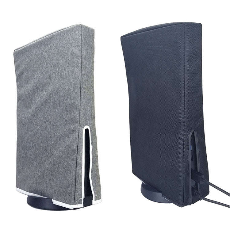 For PS5 Slim Disc & Digital Host Dust Cover Protective  Case, Vertical Gray, Vertical Black, Hori...