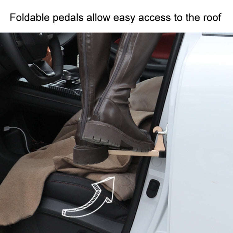 For SUV Car Assistance Getting In The Car Hook Pedal, Silver, Black, Orange with Broken Window, B...
