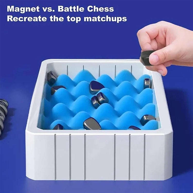 Magnetic Chess Game Fun Table Strategy Game for Kids and Adults, Sponge Model, Rope Model, Sponge...