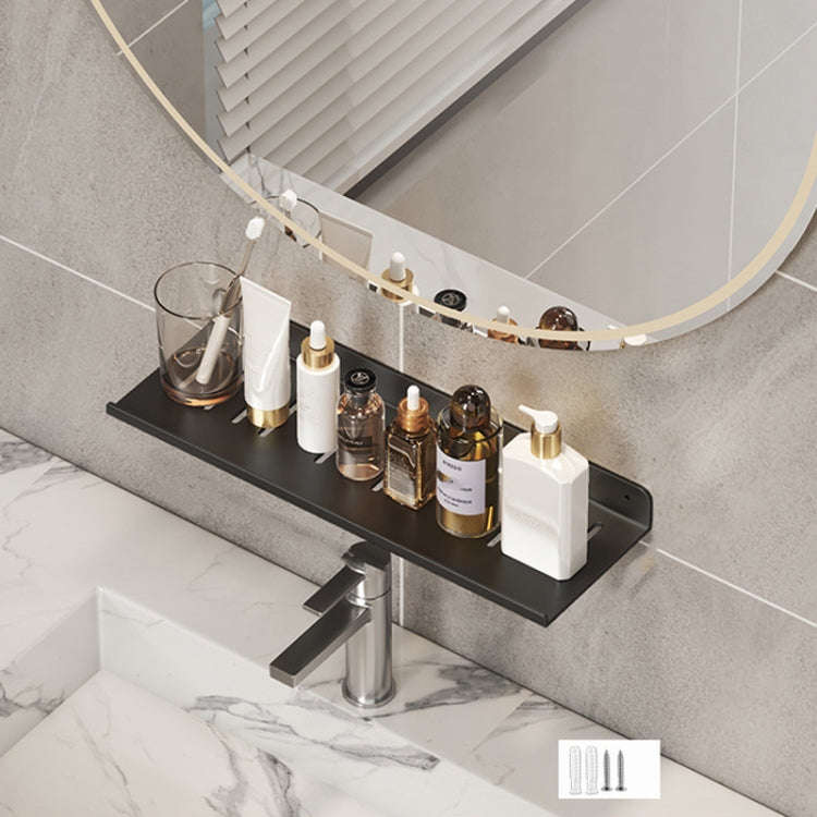 Faucet Rack Home Bathroom Vanity Shelf No Hole Storage Shelf, 30cm (White), 40cm (White), 50cm (W...