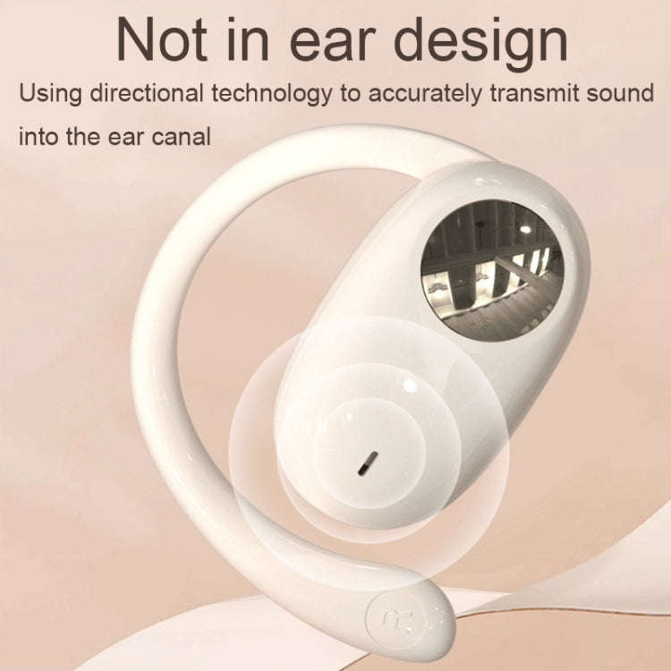 JS911 OWS Ear-mounted Dual-mic Call Noise Reduction LED Digital Display Bluetooth Earphones