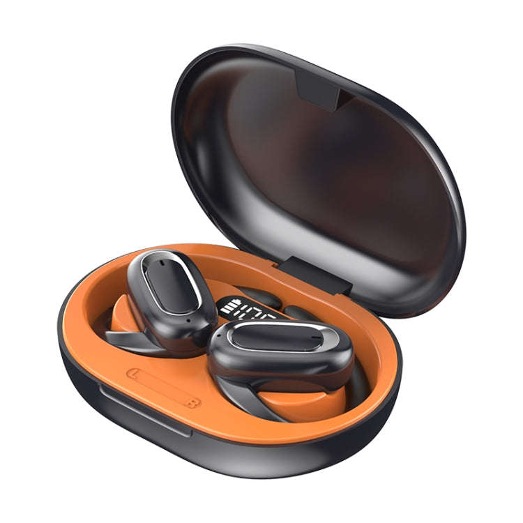 T35 OWS Adjustable Ear-Hook Call Noise Reduction Wireless Bluetooth 5.3 Earphones, Black, White, ...