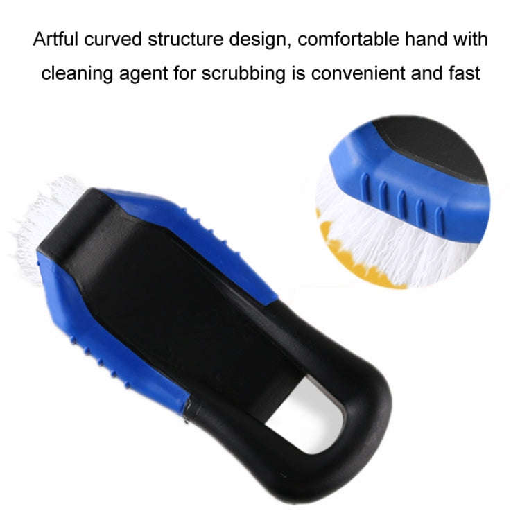 Car Tire Interior Mat Stiff Brush Cleaning Tool, Dark Blue
