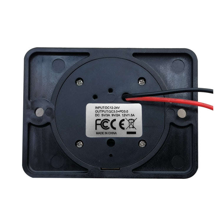 Car Ship Modified Waterproof USB Socket Charger, UCC-350 QC+PD Fast Charge 30W, UCC-350 AC3.1A To...