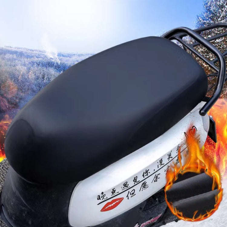 Electric Vehicle Double-sided Thickened Scratch-resistant Plus Velvet Warm Seat Cushion, 50-70cm,...