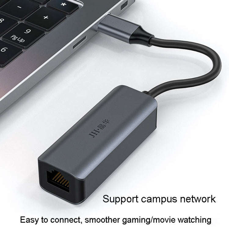 JINGHUA Gigabit LAN Converter For Computer External Driverless Network Card, USB3.0 Single Port, ...