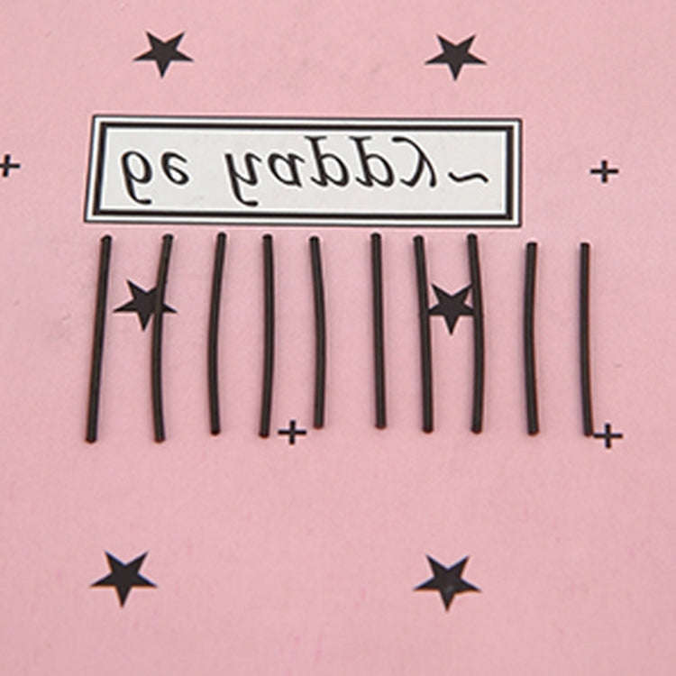 10pcs /Pack Plastic Ear Studs Ear Nurture Sticks Disposable Ear Pins Earrings, Ear Sticks Black, ...