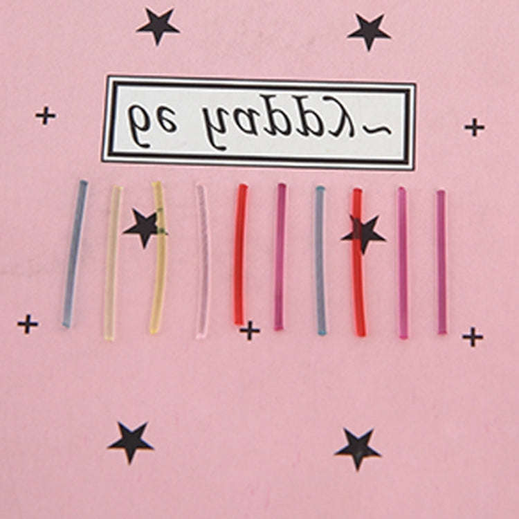 10pcs /Pack Plastic Ear Studs Ear Nurture Sticks Disposable Ear Pins Earrings, Ear Sticks Black, ...