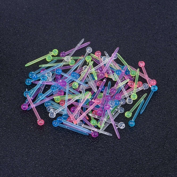10pcs /Pack Plastic Ear Studs Ear Nurture Sticks Disposable Ear Pins Earrings, Ear Sticks Black, ...