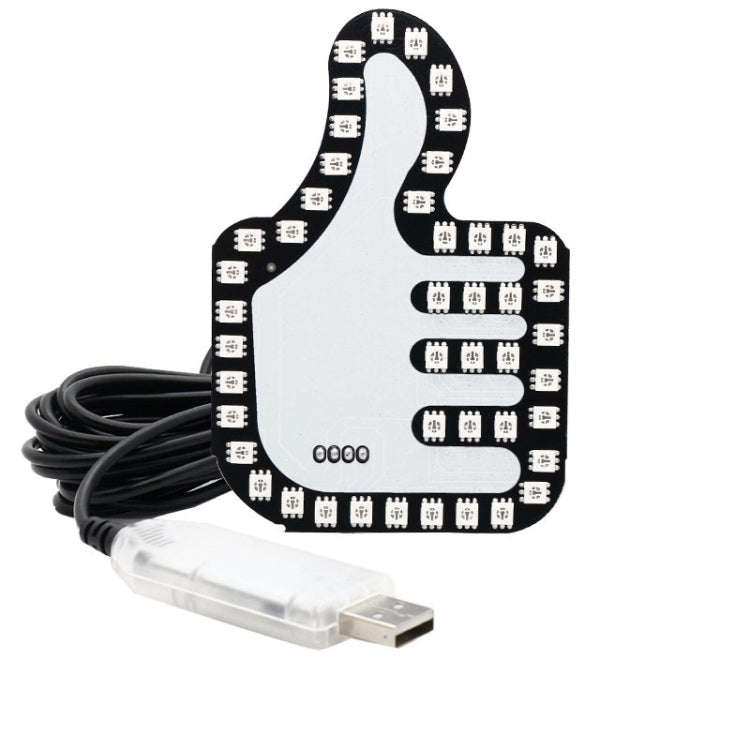 Car Interactive Finger Light Multi-function Warning Anti-rear Collision Light, Thumbs Up, Scissor...
