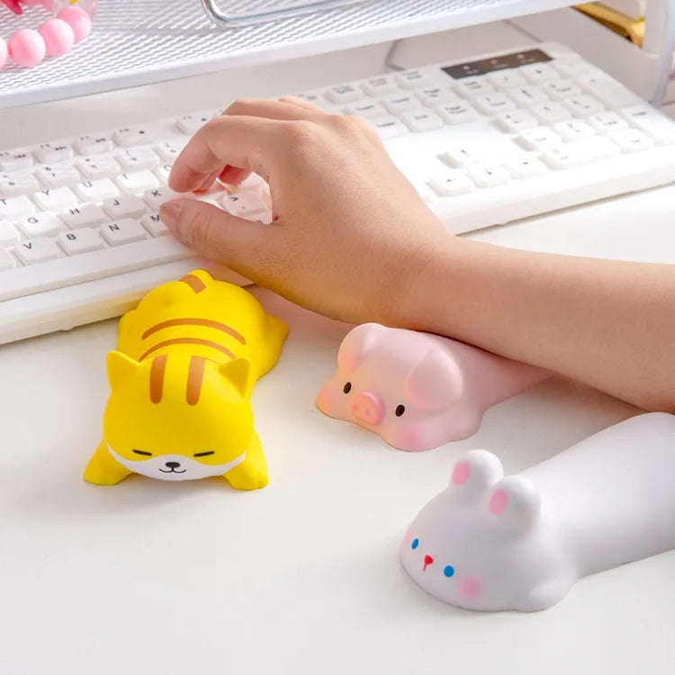 Decompression Memory Foam Mouse Pad Cute Desktop Mouse Wrist Cushion Hand Rest, Cat, Pig, Rabbit,...