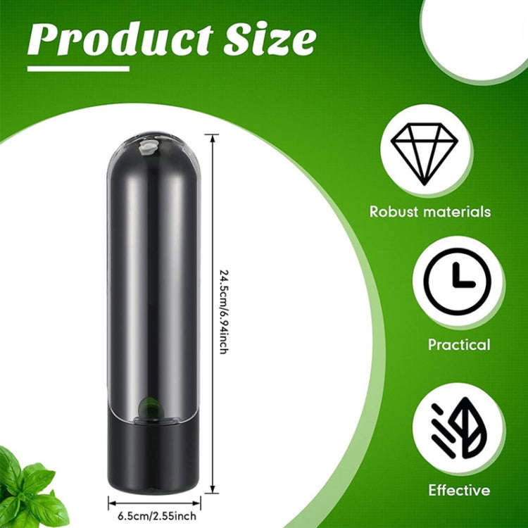 Herb Crisper Vegetable Keep Fresh Container Cilantro Herb Storage Container, 24.5 x 6.5 cm