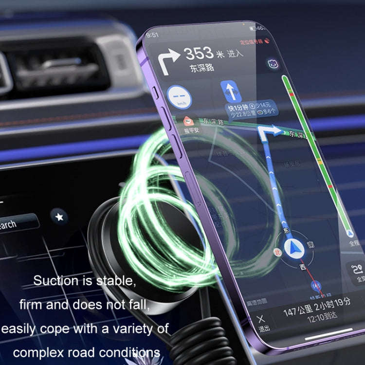 Magsafe Electric Suction Cup Magnetic Mobile Phone Car Navigation Holder
