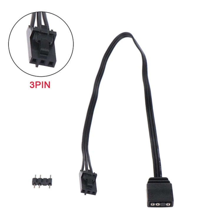 For Pirate Ship Controller Adapter Cable QL LL120 ICUE Divine Light Synchronization, 3Pin, 4Pin