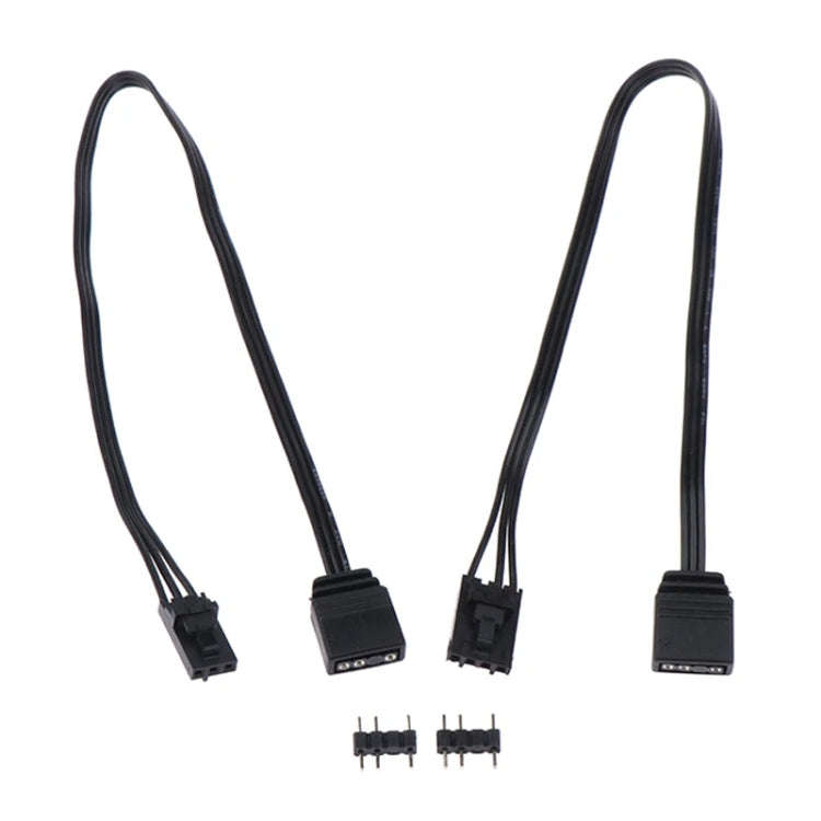 For Pirate Ship Controller Adapter Cable QL LL120 ICUE Divine Light Synchronization, 3Pin, 4Pin