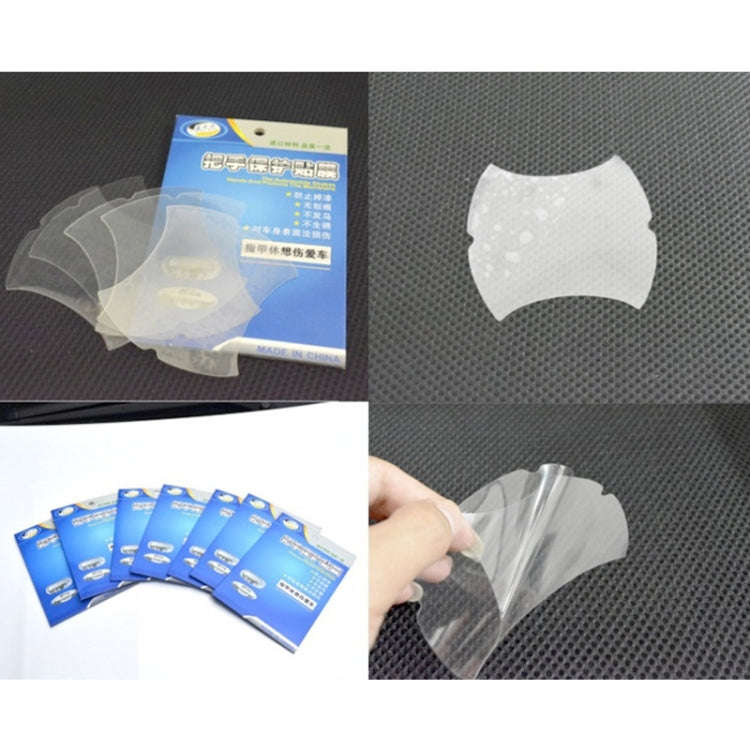 Car Door Handle Scratch Resistant Invisible Protective Film, 4pcs/set