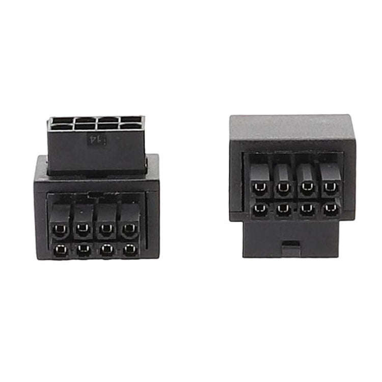 Motherboard CPU 8Pin Power Steering Connector Interface Steering Header 90 Degree Adaptor, Positi...