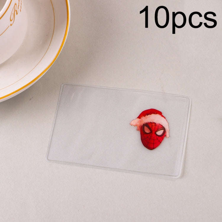10pcs Transparent Antimagnetic Spoof Avatar ID Card Cover