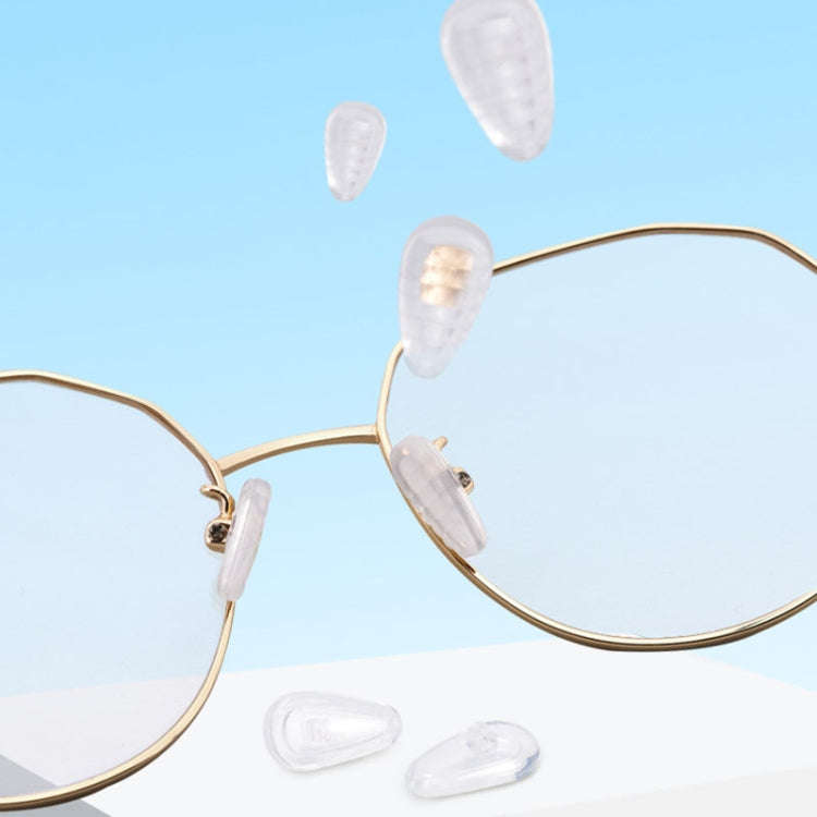 25pairs Eyeglasses Airbag Nosepiece Silicone Soft Nose Pad Universal Accessory, Medium, Large, No...