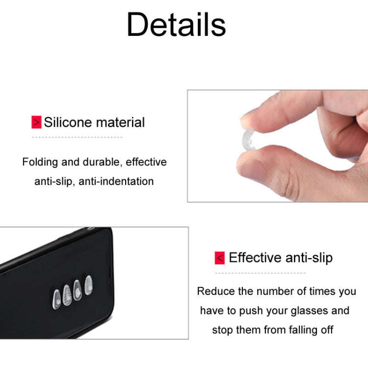 25pairs Eyeglasses Airbag Nosepiece Silicone Soft Nose Pad Universal Accessory, Medium, Large, No...