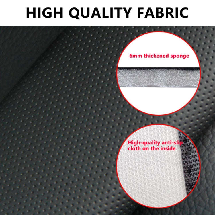 Skin Feeling Car Leather Seat Belt Cover Shoulder Pads, 6.5x23cm