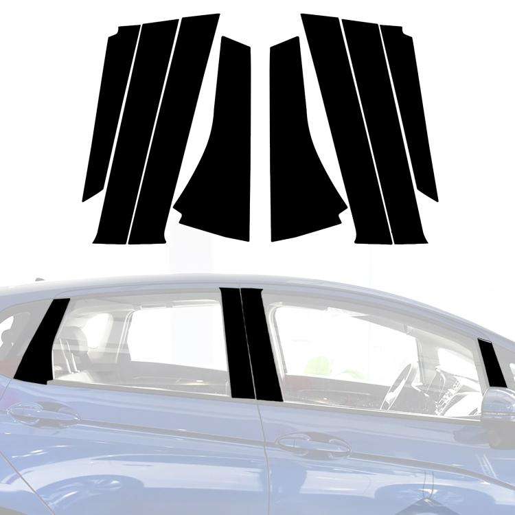 For 2014-2018 Honda Fit 8pcs /Set Universal B-Pillar Decoration Stickers For Left And Right Driving