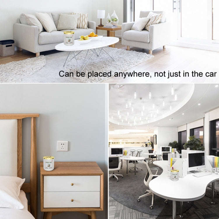 3pcs Car Aromatherapy Long-lasting Light Fragrance Solid Balm