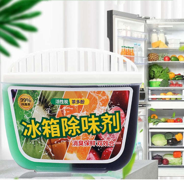 Activated Carbon Refrigerator Deodorizer Dual-Action Home Freezer Sterilization Deodorization Box...