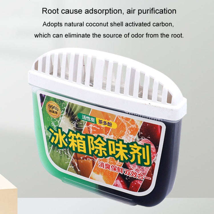 Activated Carbon Refrigerator Deodorizer Dual-Action Home Freezer Sterilization Deodorization Box...