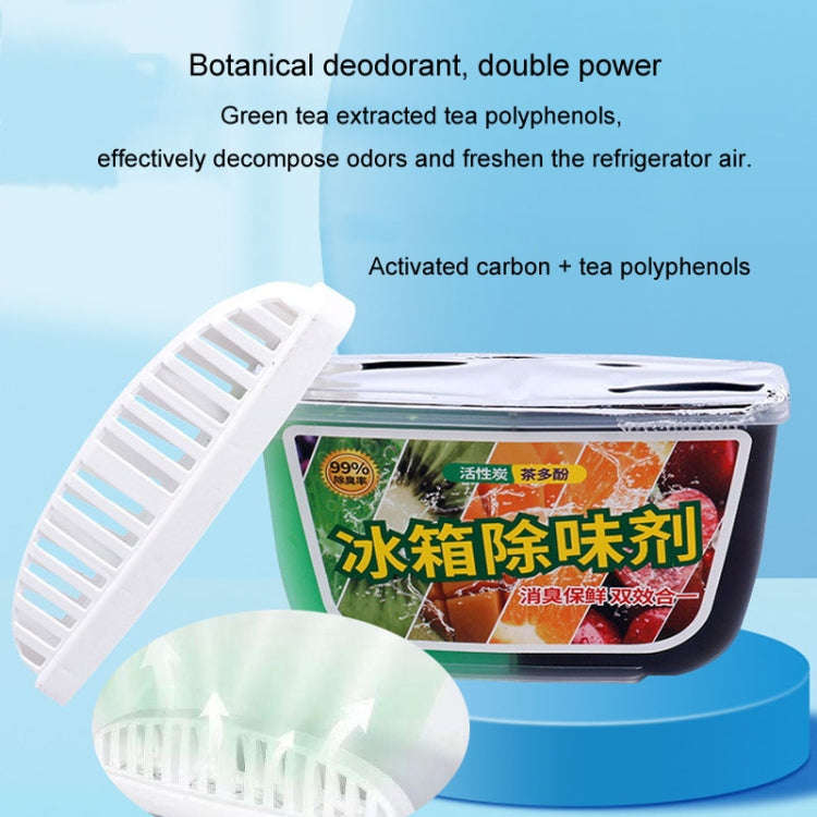Activated Carbon Refrigerator Deodorizer Dual-Action Home Freezer Sterilization Deodorization Box...