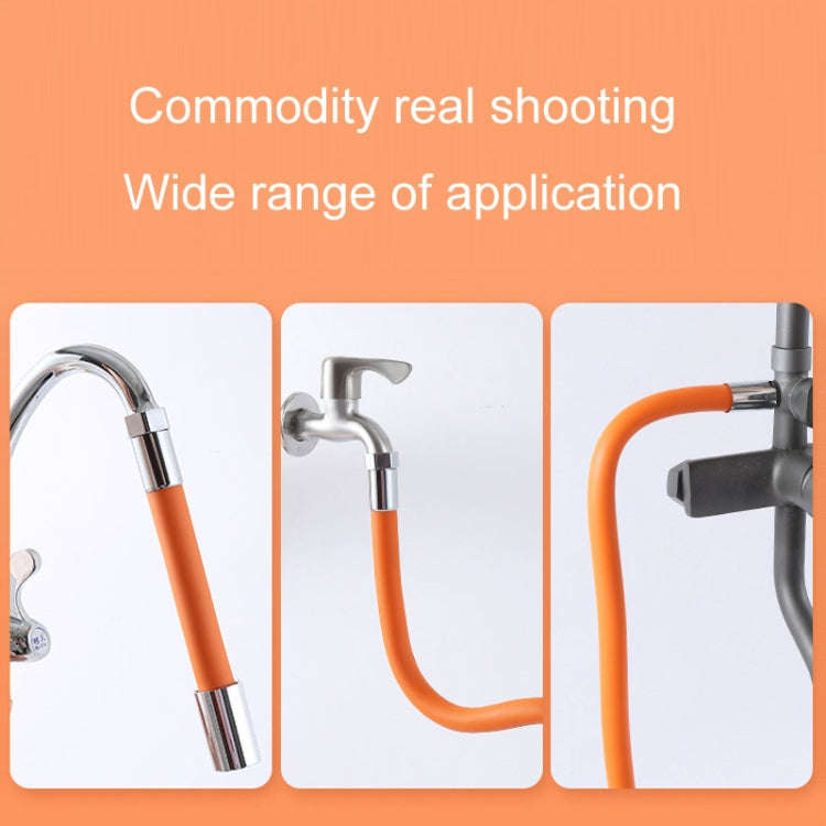 Faucet Splash-proof Universal Bending Shaping Extension Tube, 20cm, 50cm