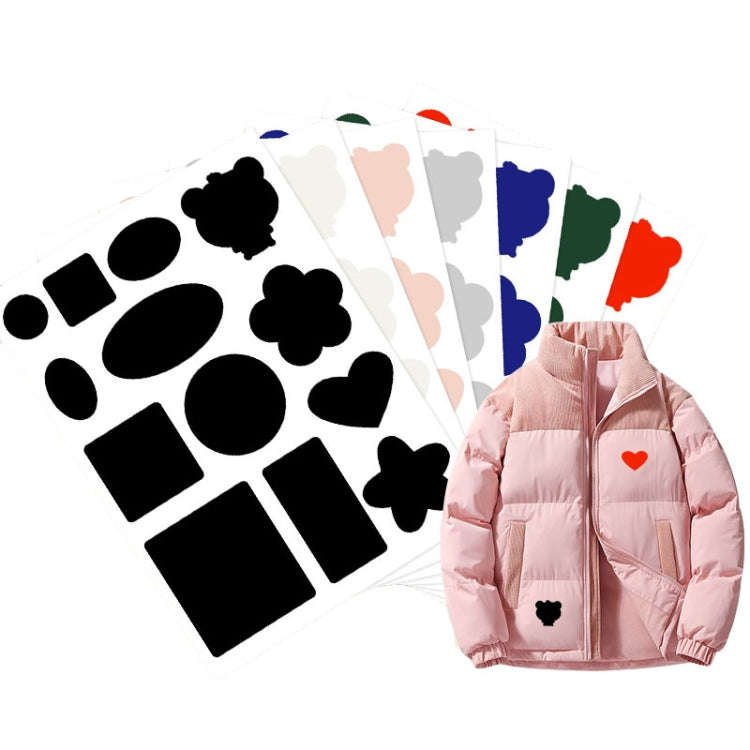 Self-Adhesive Down Jacket Patch Stickers Nylon Fabric Stickers Seamless Clothes Repair Hole Decal...