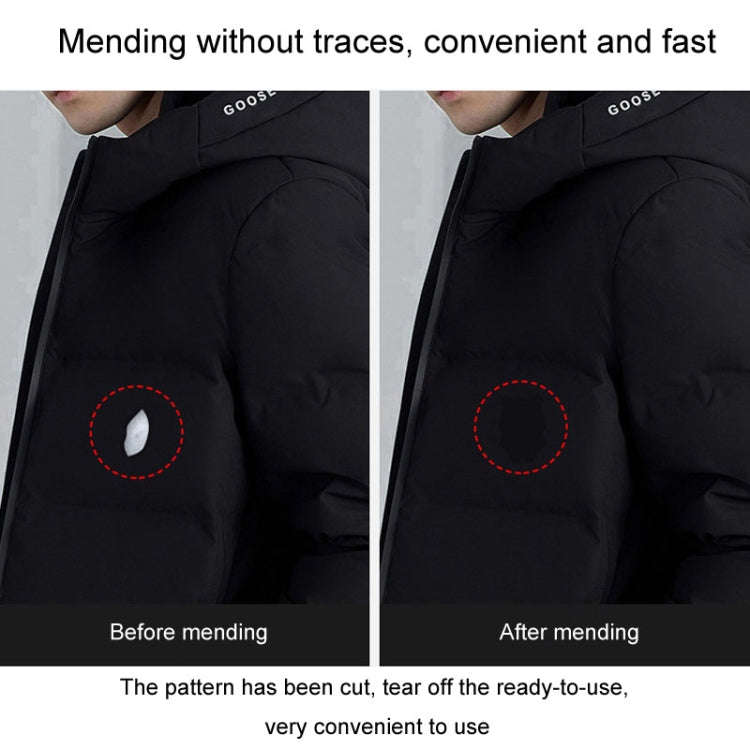 Self-Adhesive Down Jacket Patch Stickers Nylon Fabric Stickers Seamless Clothes Repair Hole Decal...