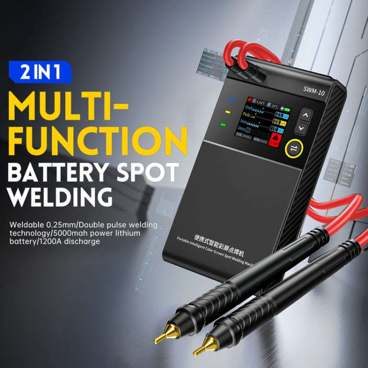 FNIRSI Small Handheld Portable Mobile Phone Lithium Battery Nickel Sheet Spot Welding Machine, SW...