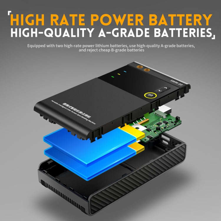FNIRSI Small Handheld Portable Mobile Phone Lithium Battery Nickel Sheet Spot Welding Machine, SW...