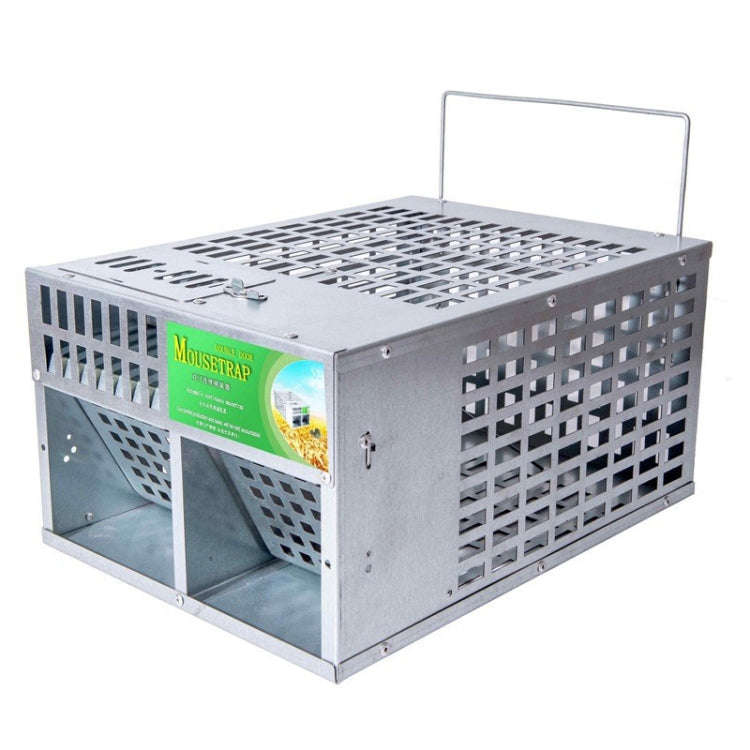 Home Indoor Automatic Mouse Trap Cage Catch Mouse Trap, Double Door Large