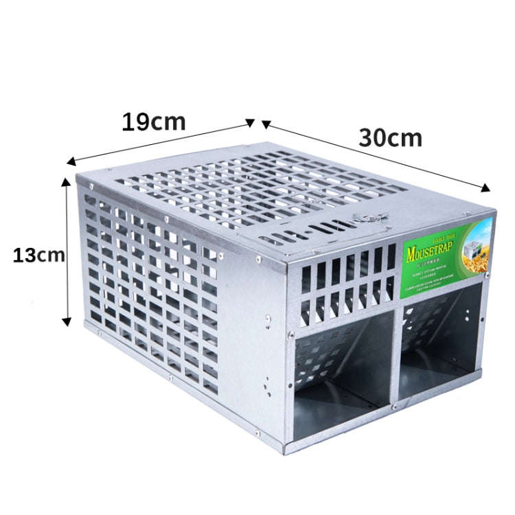 Home Indoor Automatic Mouse Trap Cage Catch Mouse Trap, Double Door Large