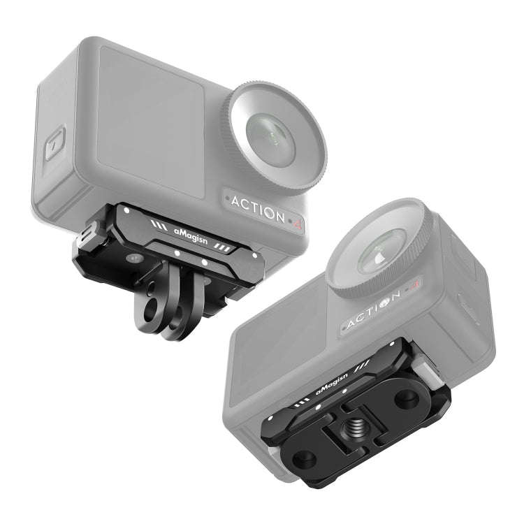 For DJI Osmo 360 / Action 5 Pro / Action 4 / Action 3 aMagisn Magnetic Fast Disassembly Motion Ca...