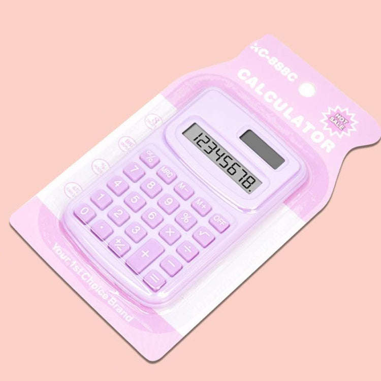 Small Solid Color Calculator Dormitory Student Office Exam Tool