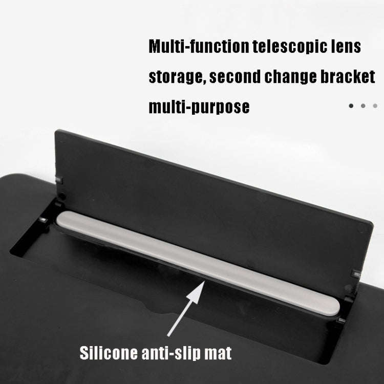 Pull-Out Folding Phone Screen Amplifier HD Anti-Blue Light Magnifying Glass, 14-inch-Black, 14-in...