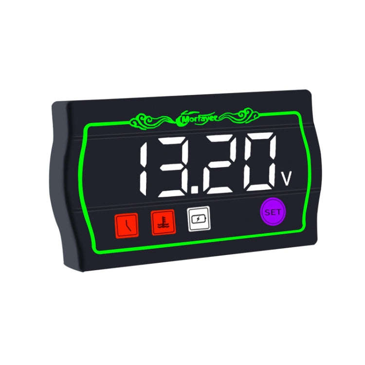 Morfayer Locomotive Intelligent Multi-function Tachometer, 4 in 1 Ambient Temperature Gauge, 4 in...