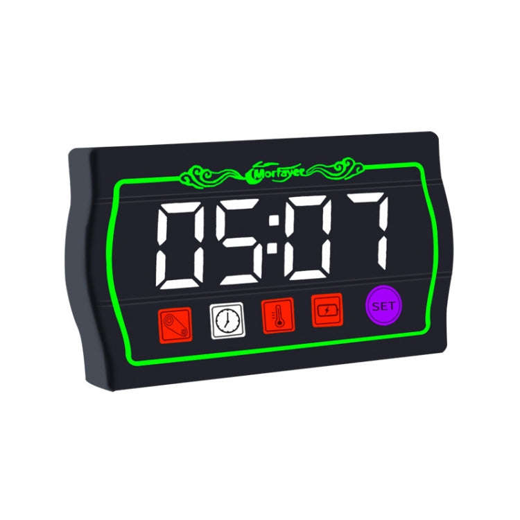 Morfayer Locomotive Intelligent Multi-function Tachometer, 4 in 1 Ambient Temperature Gauge, 4 in...
