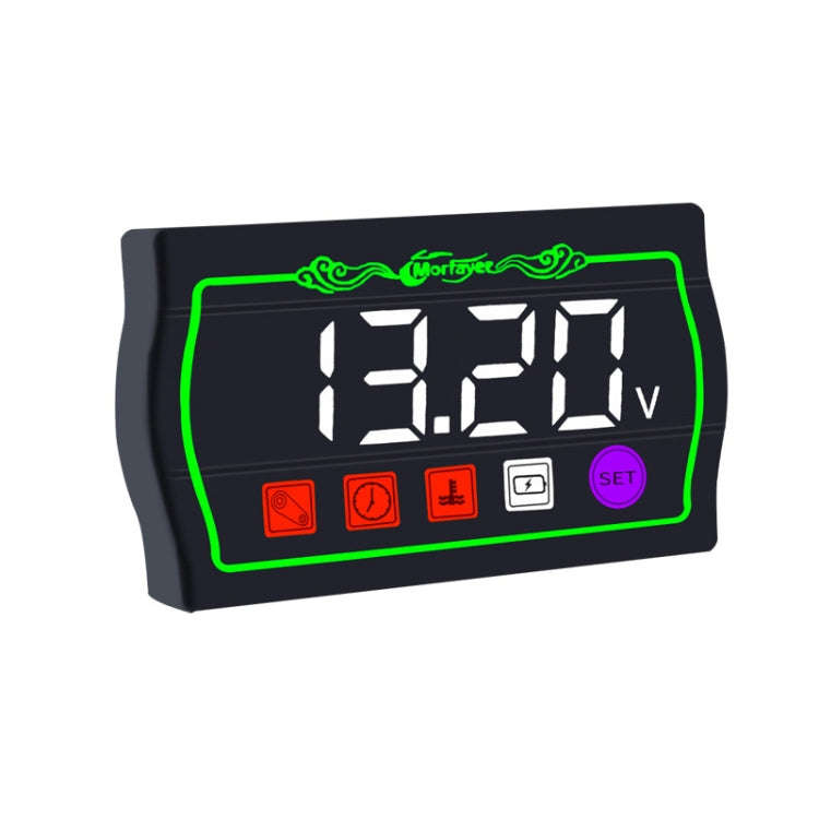 Morfayer Locomotive Intelligent Multi-function Tachometer, 4 in 1 Ambient Temperature Gauge, 4 in...