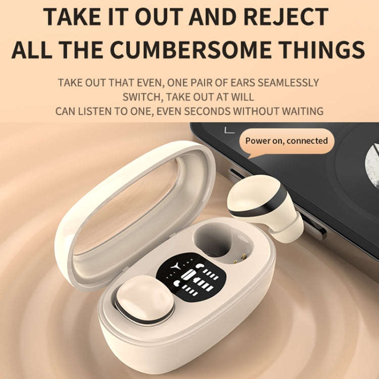 Mini TWS Bluetooth Earphones With Rectangular Bin Noise Reduction Long Life Sleep Wireless Music ...