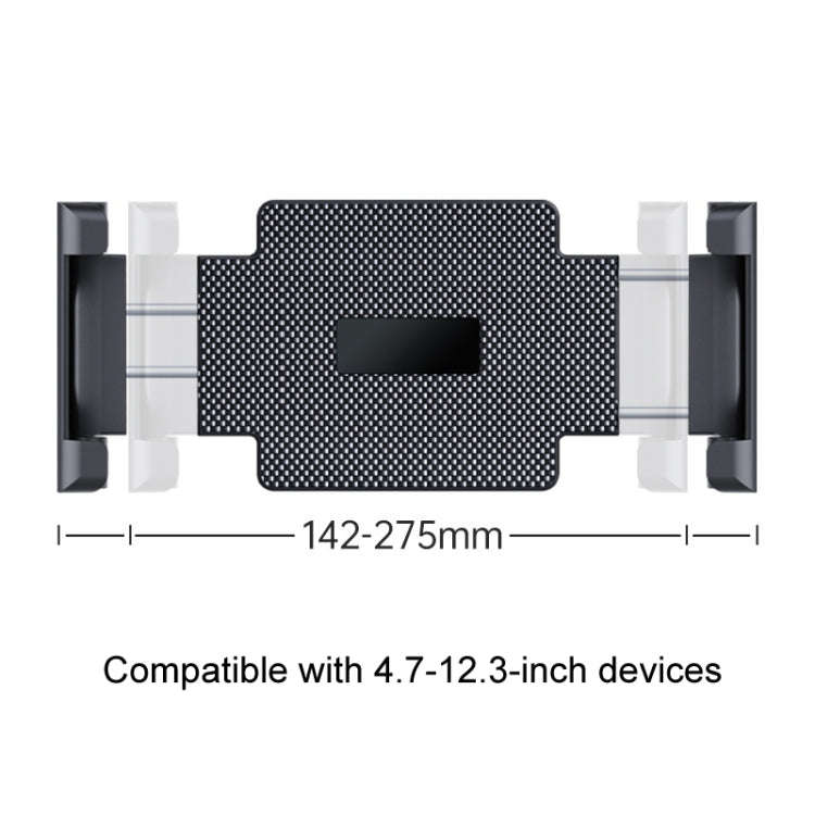 Multifunctional Car Dashboard Mobile Phone Folding Holder, Folding Back Clip+Metal Oval Ball, Bas...
