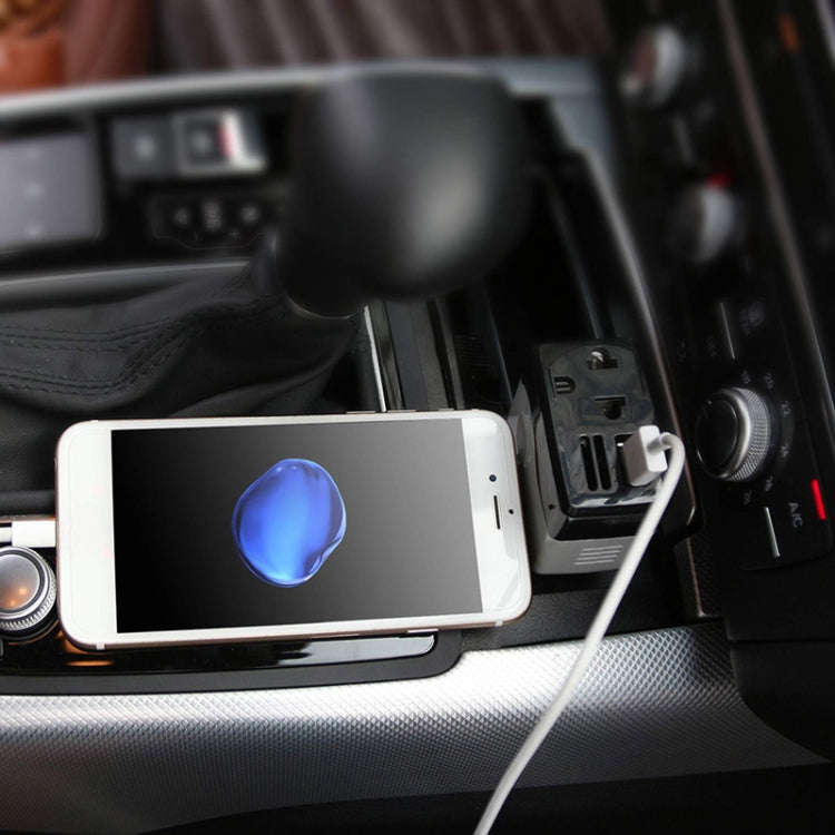 12V/24V To 220V Auto Car Power Converter Adapter With USB Charging Port