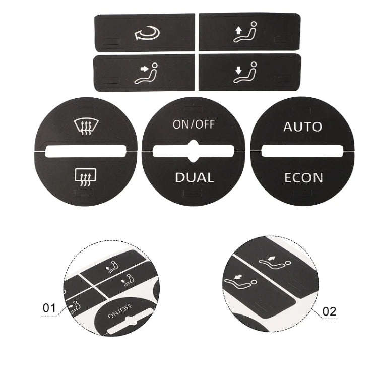 For Volkswagen GOLF MK5/Passat Air Conditioning Central Control Button Repair Patch
