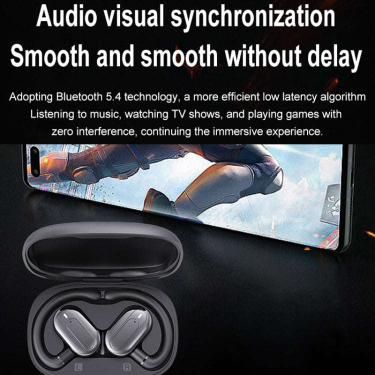 Hanger Type Stereo Outside Sound Bluetooth Earphones With Charging Bin