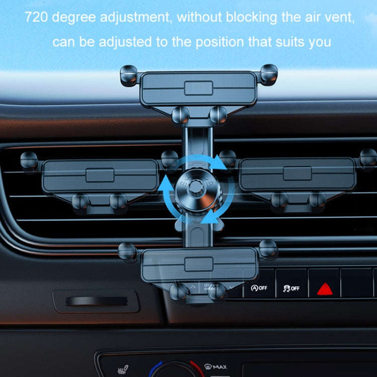 Car Mobile Phone Holder Navigation Air Outlet Support Fixed Bracket, Extension Pole, Triangular H...